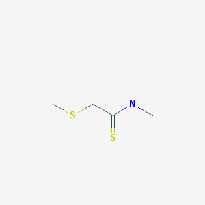 molecular formula C5H11NS2 B14498222 N,N-Dimethyl(methylsulfanyl)ethanethioamide CAS No. 65131-19-3