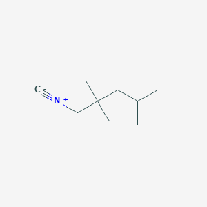 molecular formula C9H17N B14498225 1-Isocyano-2,2,4-trimethylpentane CAS No. 63742-37-0