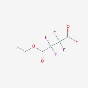 molecular formula C6H5F5O3 B14498246 Ethyl 2,2,3,3,4-pentafluoro-4-oxobutanoate CAS No. 63425-23-0