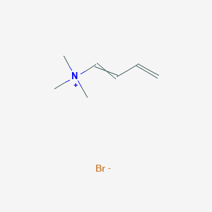 molecular formula C7H14BrN B14498263 N,N,N-Trimethylbuta-1,3-dien-1-aminium bromide CAS No. 64194-53-2