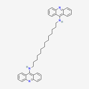 molecular formula C40H46N4 B14498268 N,N'-Bis(9-acridinyl)-1,14-tetradecanediamine CAS No. 63283-20-5