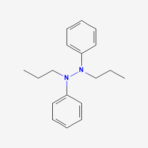 molecular formula C18H24N2 B14498296 Hydrazine, 1,2-diphenyl-1,2-dipropyl- CAS No. 63378-84-7