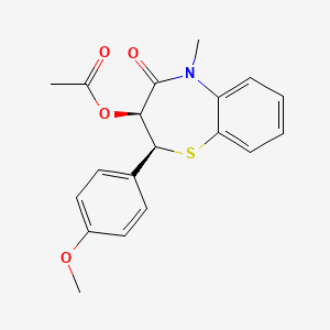 molecular formula C19H19NO4S B1449831 N-Destrimethylamine Diltiazem CAS No. 2067323-40-2