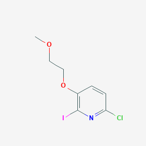 6-Chloro-2-iodo-3-(2-methoxyethoxy)-pyridine
