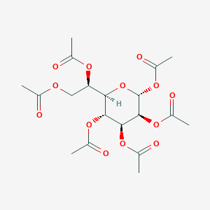 L-glycero-alpha-D-manno-Heptopyranose 1,2,3,4,6,7-Hexaacetate