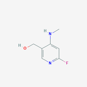 (6-Fluoro-4-(methylamino)pyridin-3-yl)methanol