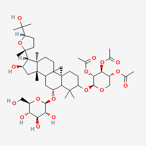 molecular formula C47H74O17 B1449840 acetylastragaloside I CAS No. 84687-47-8