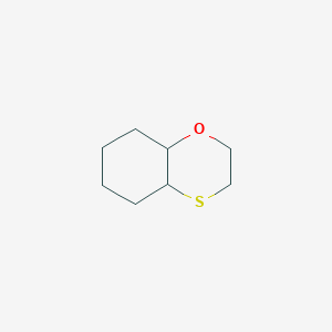 molecular formula C8H14OS B14498409 Octahydro-1,4-benzoxathiine CAS No. 63634-42-4