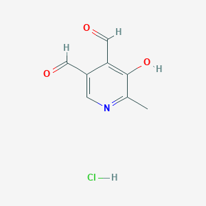 5-Hydroxy-6-methyl-3,4-pyridinedicarboxaldehyde hydrochloride
