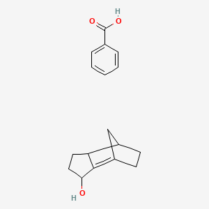 molecular formula C17H20O3 B14498480 Benzoic acid;tricyclo[5.2.1.02,6]dec-1-en-3-ol CAS No. 64929-16-4