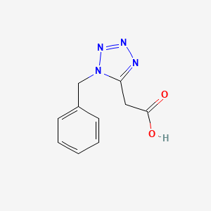 molecular formula C10H10N4O2 B14498495 (1-Benzyl-1H-tetrazol-5-yl)acetic acid CAS No. 64953-18-0