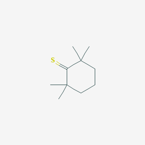 molecular formula C10H18S B14498513 Cyclohexanethione, 2,2,6,6-tetramethyl- CAS No. 63702-84-1