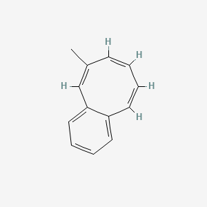 molecular formula C13H12 B14498554 (5Z,7Z,9Z)-6-methylbenzo[8]annulene 