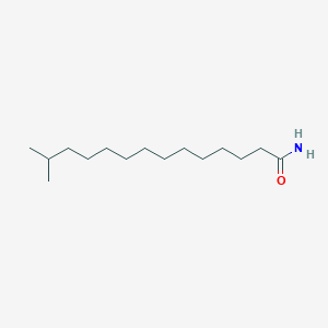 molecular formula C15H31NO B14498556 13-Methyltetradecanamide CAS No. 64317-64-2