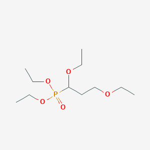 molecular formula C11H25O5P B14498573 Diethyl (1,3-diethoxypropyl)phosphonate CAS No. 63573-07-9