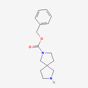 molecular formula C15H20N2O2 B1449858 Benzyl 2,7-diazaspiro[4.4]nonane-2-carboxylate CAS No. 1086394-74-2