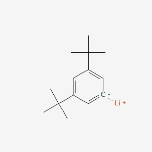 molecular formula C14H21Li B14498597 lithium;1,3-ditert-butylbenzene-5-ide CAS No. 62907-84-0