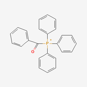 molecular formula C25H20OP+ B14498637 Phosphonium, benzoyltriphenyl- CAS No. 63971-64-2