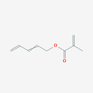 molecular formula C9H12O2 B14498667 penta-2,4-dienyl 2-methylprop-2-enoate CAS No. 64194-43-0