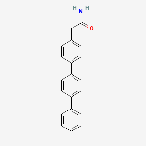 molecular formula C20H17NO B14498718 Acetamide, p-terphenyl-4-yl- CAS No. 64058-92-0