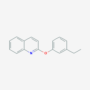 molecular formula C17H15NO B14498746 2-(3-Ethylphenoxy)quinoline CAS No. 65126-53-6