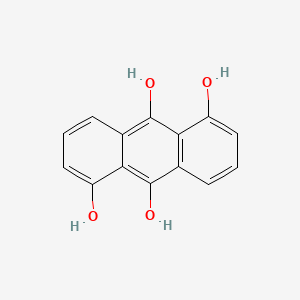 molecular formula C14H10O4 B14498789 Anthracene-1,5,9,10-tetrol CAS No. 64651-75-8