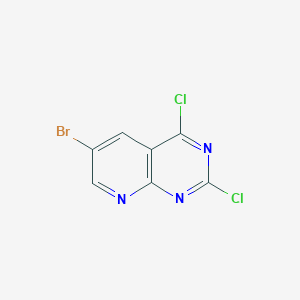 molecular formula C7H2BrCl2N3 B1449880 6-Bromo-2,4-dichloropyrido[2,3-d]pyrimidine CAS No. 1234616-70-6