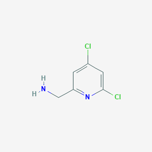 molecular formula C6H6Cl2N2 B1449885 (4,6-Dichloropyridin-2-YL)methanamine CAS No. 1060815-16-8