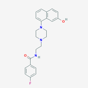 4-Fluoro-N-(2-[4-(7-hydroxy-naphthalen-1-YL)-piperazin-1-YL]-ethyl)-benzamide