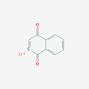 molecular formula C10H5LiO2 B14498903 lithium;2H-naphthalen-2-ide-1,4-dione CAS No. 65382-96-9