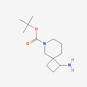 molecular formula C13H24N2O2 B1449900 Tert-butyl 1-amino-6-azaspiro[3.5]nonane-6-carboxylate CAS No. 1363381-72-9
