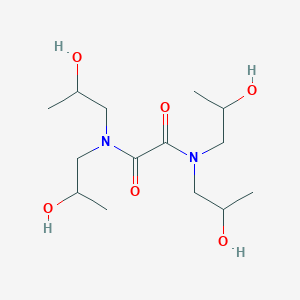 molecular formula C14H28N2O6 B14499036 N~1~,N~1~,N~2~,N~2~-Tetrakis(2-hydroxypropyl)ethanediamide CAS No. 64165-37-3