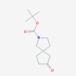 molecular formula C13H21NO3 B1449905 Tert-butyl 7-oxo-2-azaspiro[4.4]nonane-2-carboxylate CAS No. 1319716-42-1