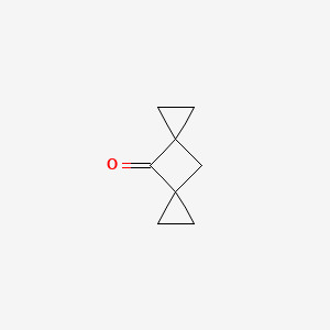 molecular formula C8H10O B14499083 Dispiro[2.1.2.1]octan-4-one CAS No. 64149-37-7