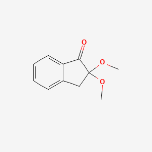 molecular formula C11H12O3 B14499123 Dimethoxyindanone CAS No. 62937-77-3