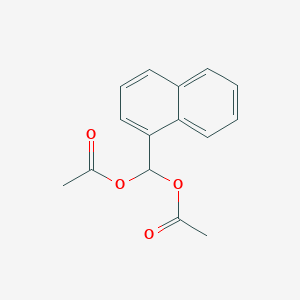 molecular formula C15H14O4 B14499277 Naphthalen-1-ylmethanediyl diacetate CAS No. 64002-53-5