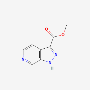 molecular formula C8H7N3O2 B1449929 Methyl 1H-pyrazolo[3,4-C]pyridine-3-carboxylate CAS No. 1363381-84-3