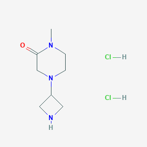 4-(Azetidin-3-YL)-1-methylpiperazin-2-one dihydrochloride