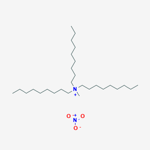 molecular formula C28H60N2O3 B14499303 N-Methyl-N,N-dinonylnonan-1-aminium nitrate CAS No. 64789-34-0