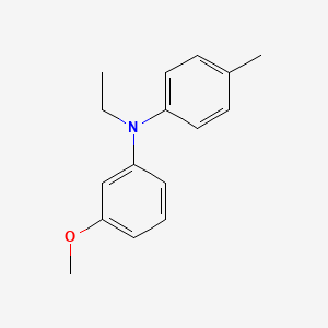 molecular formula C16H19NO B14499306 N-Ethyl-3-methoxy-N-(4-methylphenyl)aniline CAS No. 63430-64-8