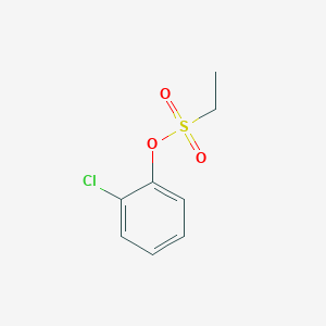 molecular formula C8H9ClO3S B14499356 2-Chlorophenyl ethanesulfonate CAS No. 62937-95-5