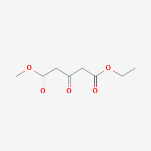 molecular formula C8H12O5 B14499378 Pentanedioic acid, 3-oxo-, ethyl methyl ester CAS No. 64127-41-9