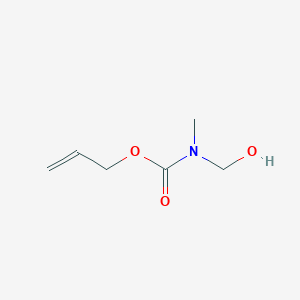 molecular formula C6H11NO3 B14499505 Prop-2-en-1-yl (hydroxymethyl)methylcarbamate CAS No. 63970-23-0