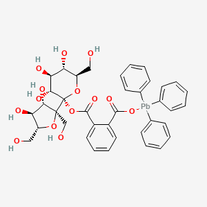 molecular formula C38H40O14Pb B14499616 Triphenyllead sucrose phtnalate CAS No. 63027-31-6