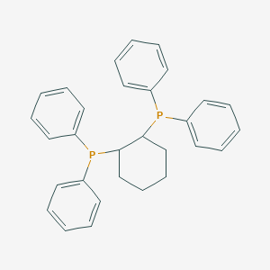 molecular formula C30H30P2 B14499691 Phosphine, 1,2-cyclohexanediylbis[diphenyl- CAS No. 63708-53-2