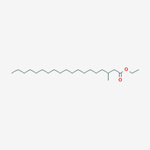 molecular formula C22H44O2 B14499754 Ethyl 3-methylnonadecanoate CAS No. 65128-51-0
