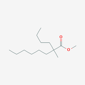 molecular formula C14H28O2 B14499796 Methyl 2-butyl-2-methyloctanoate CAS No. 63831-44-7