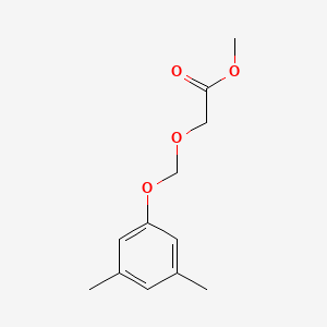 molecular formula C12H16O4 B14499867 Methyl [(3,5-dimethylphenoxy)methoxy]acetate CAS No. 64728-60-5