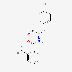 molecular formula C16H15ClN2O3 B14499910 N-(2-Aminobenzoyl)-4-chloro-L-phenylalanine CAS No. 65002-34-8
