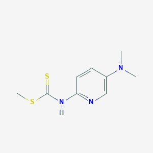 molecular formula C9H13N3S2 B14499924 Methyl [5-(dimethylamino)pyridin-2-yl]carbamodithioate CAS No. 64203-98-1